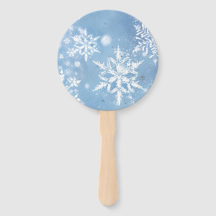 Wonderful Christmas Snow Hand Fan