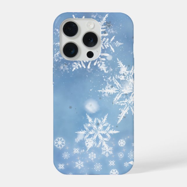 Wonderful Christmas Snow iPhone Case (Back)