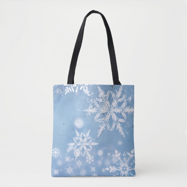 Wonderful Christmas Snow Tote Bag (Front)