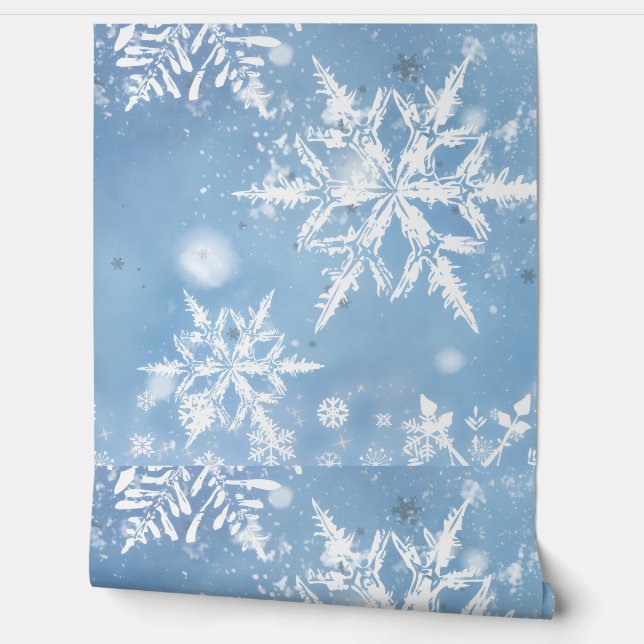 Wonderful Christmas Snow Wallpaper (Unrolling)