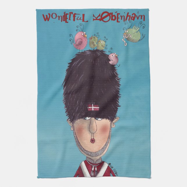 Wonderful Copenhagen Tea Towel (Vertical)