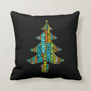 Wonderful Counsellor Mighty God Prince of Peace Cushion