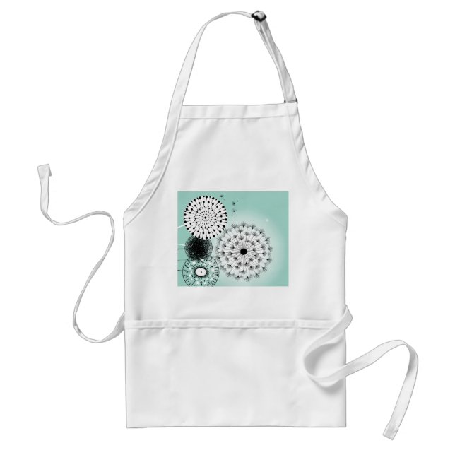 Wonderful Dandelions Blue Apron (Front)