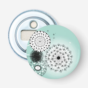 Wonderful Dandelions Blue Bottle Opener