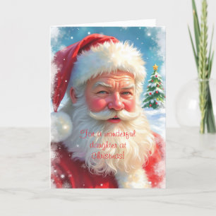 WONDERFUL DAUGHTER CHRISTMAS CARD