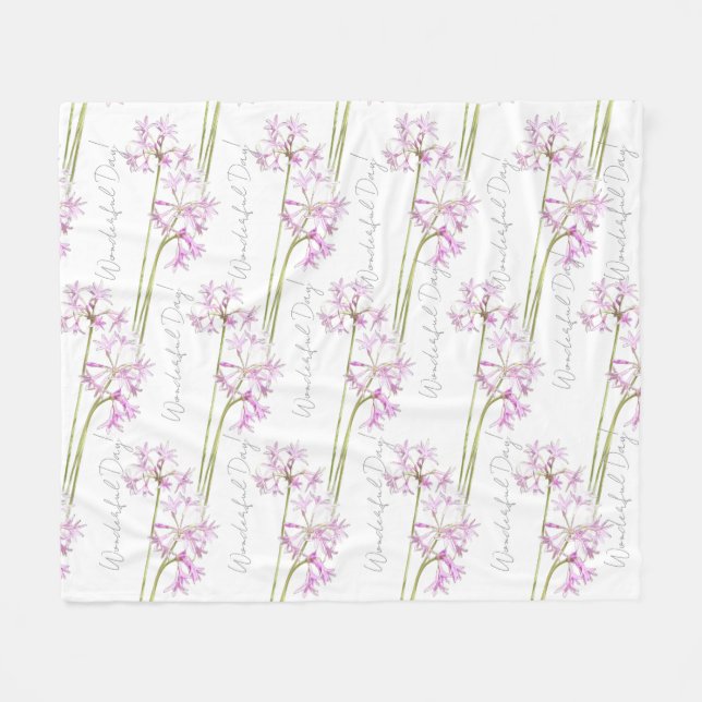 Wonderful Day, Fleece Blanket (Front (Horizontal))