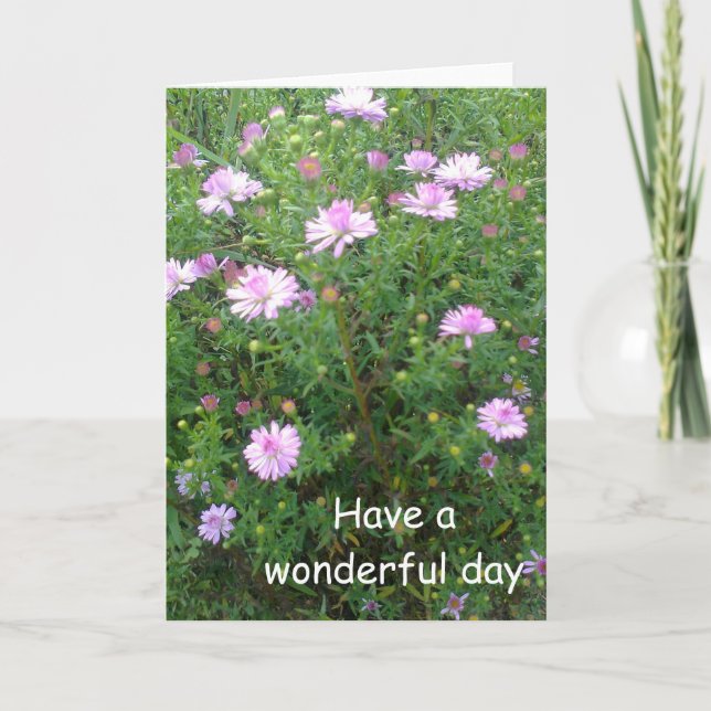 wonderful day greetings card (Front)