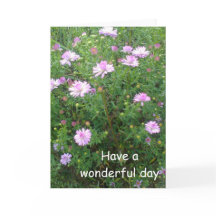wonderful day greetings card