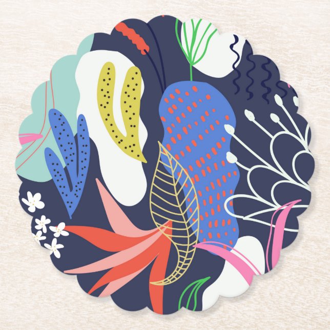 Wonderful decoration paper coaster (Front)