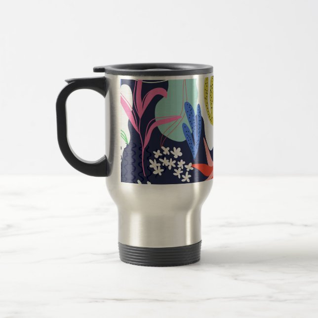 Wonderful decoration travel mug (Left)