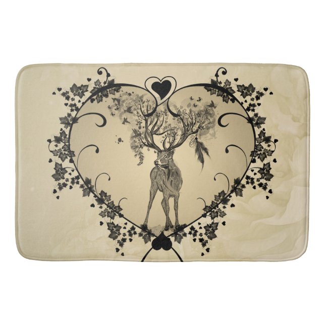 Wonderful deer bath mat (Front)