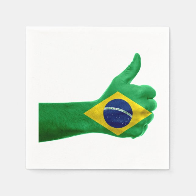 wonderful design for all brazilian people napkin (Front)