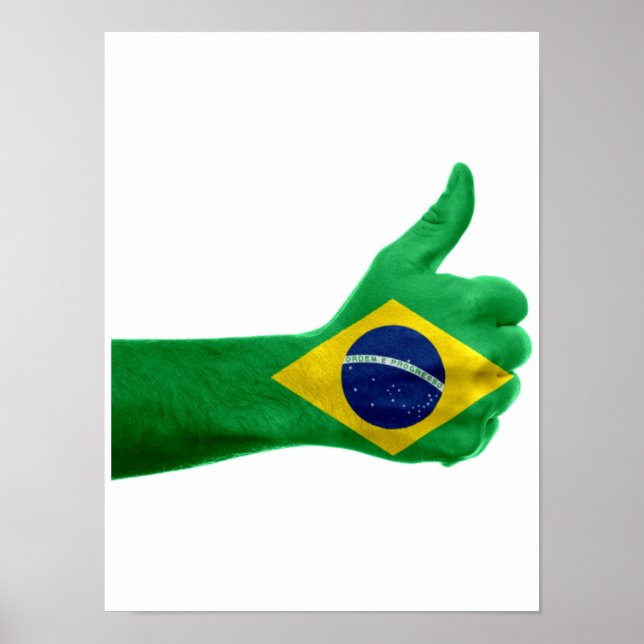 wonderful design for all brazilian people poster (Front)