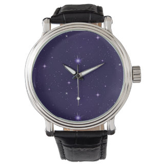 Wonderful Design related to space and galaxy Watch
