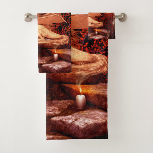 Wonderful dragon bath towel set
