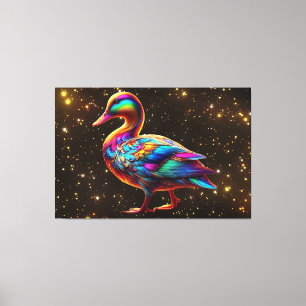 Wonderful Duck Canvas Print