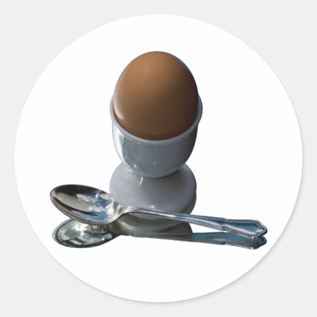 Wonderful Eggs Classic Round Sticker (Front)