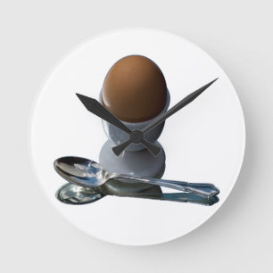 Wonderful Eggs Round Clock