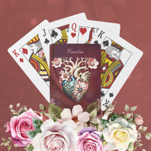 Wonderful elegant, noble heart. playing cards