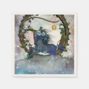 Wonderful fantasy horse napkin