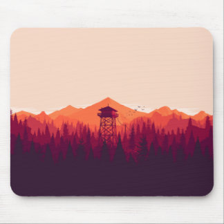Wonderful "FireWatch" Gameplay Design For Mouse Mat