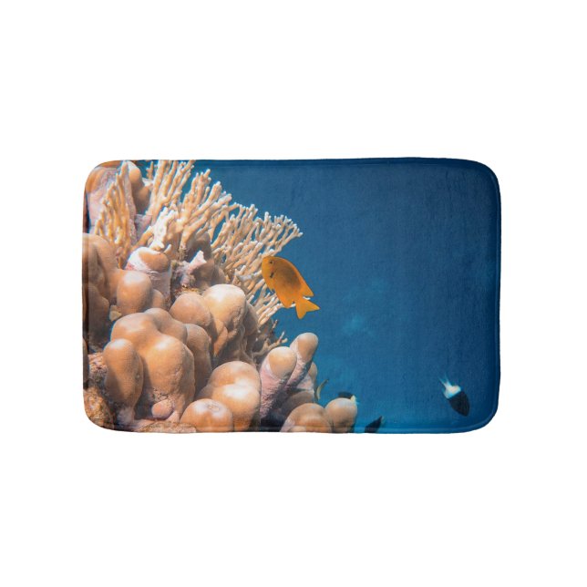 Wonderful Fishes And Reefs Bath Mat (Front)