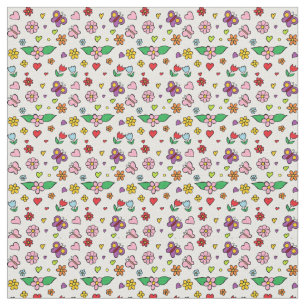 Wonderful Flowers  Design Fabric