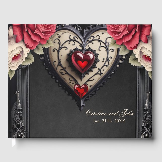 Wonderful generous gothic heart. guest book (Front)