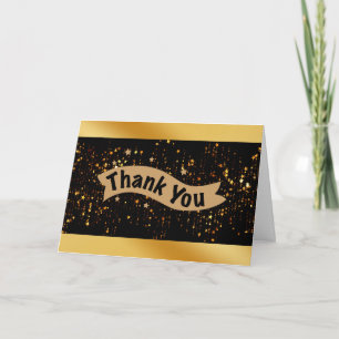Wonderful Gold black bow Card