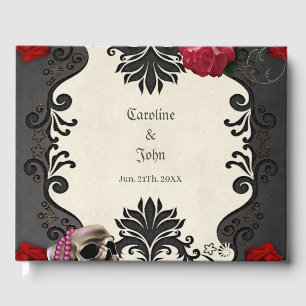 Wonderful gothic design  guest book