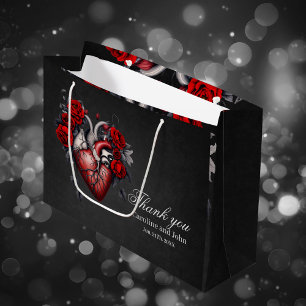 Wonderful gothic Victorian heart Large Gift Bag