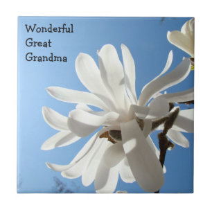 Wonderful Great Grandmother gifts Tiles Magnolias
