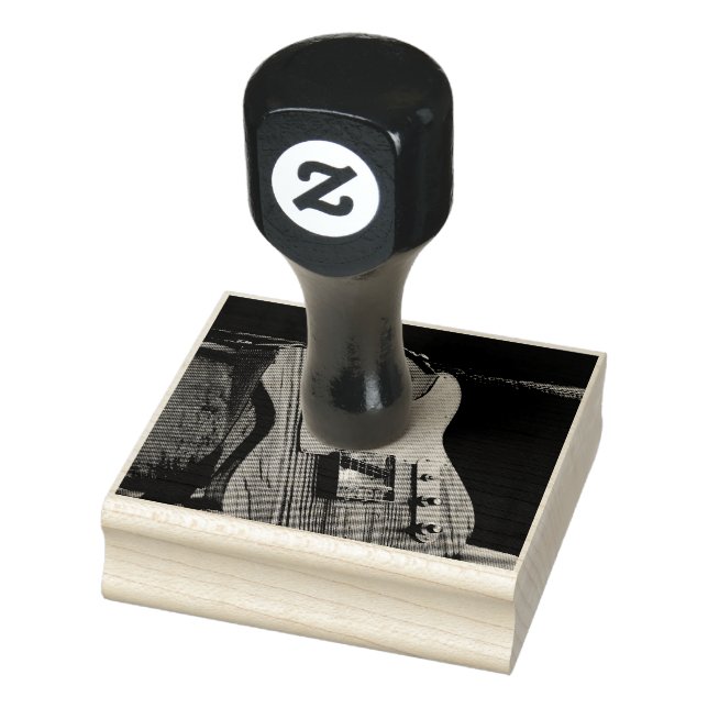 Wonderful Guitar Rubber Stamp (Stamp)