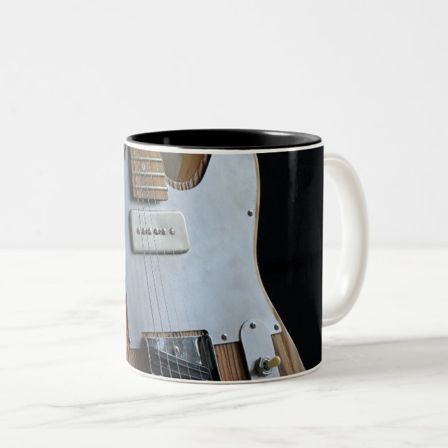Wonderful Guitar Two-Tone Coffee Mug (Front Right)