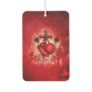Wonderful heart car air freshener