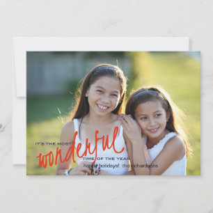 Wonderful Holiday Card