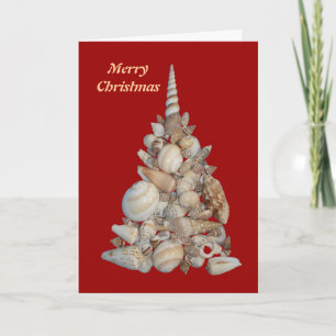 Wonderful Holiday Sea Shell Card