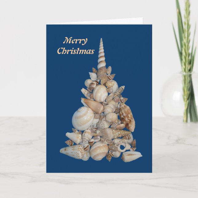 Wonderful Holiday Sea Shell Card (Front)