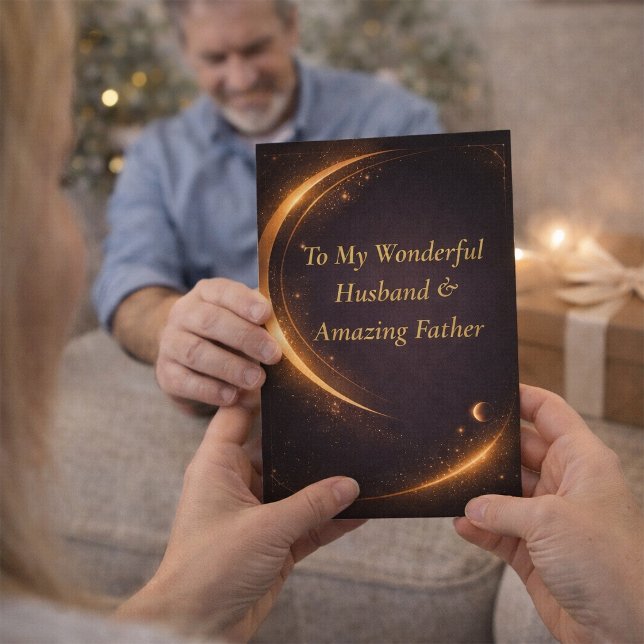 Wonderful Husband Amazing Father Father’s Day Card (Creator Uploaded)