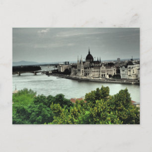 wonderful landscape postcard from from budapest