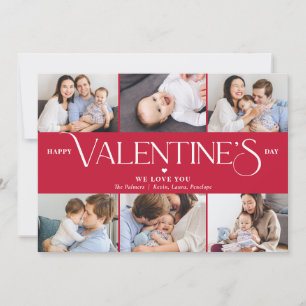 Wonderful Life Editable Colour Valentine's Day Car Holiday Card