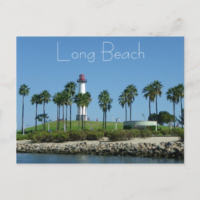 Wonderful Long Beach Postcard! Postcard (Front)