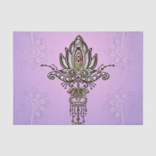 Wonderful lotus tissue paper