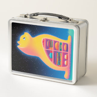 Wonderful Lunch-Cat Metal Lunch Box