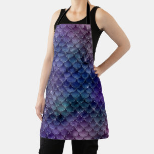 Wonderful Mermaid Glitter Design Apron