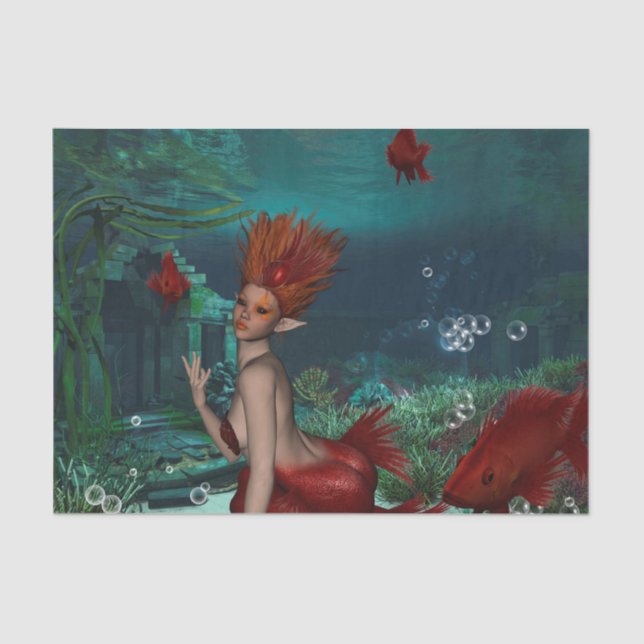 Wonderful mermaid tissue paper (Front)