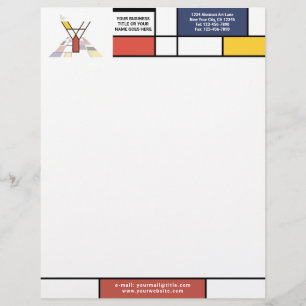 Wonderful Modern Art Monogram. Letter Y Custom Letterhead