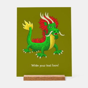 Wonderful Mythological Chinese Dragon Acrylic Sign