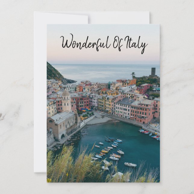 Wonderful Of Italy Postcard (Front)