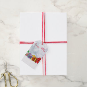 Wonderful, Rainbow Christmas Gifts  Gift Tags